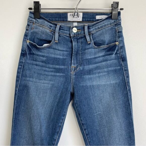 FRAME Le High Studded Skinny Jeans - 25 - Picture 7 of 16